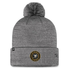 NHL Pittsburgh Penguins Fanatics Authentic Pro Home Ice Cuffed Knit Hat with Pom