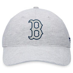 Gray Boston Red Sox Fanatics Logo Adjustable Hat