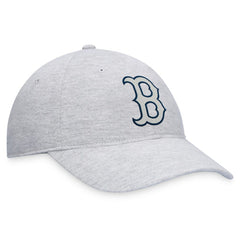 Gray Boston Red Sox Fanatics Logo Adjustable Hat