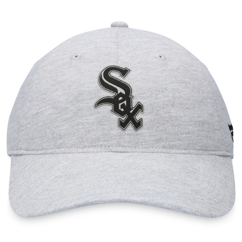 Gray Chicago White Sox Fanatics Logo Adjustable Hat