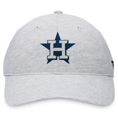 Gray Houston Astros Fanatics Logo Adjustable Hat