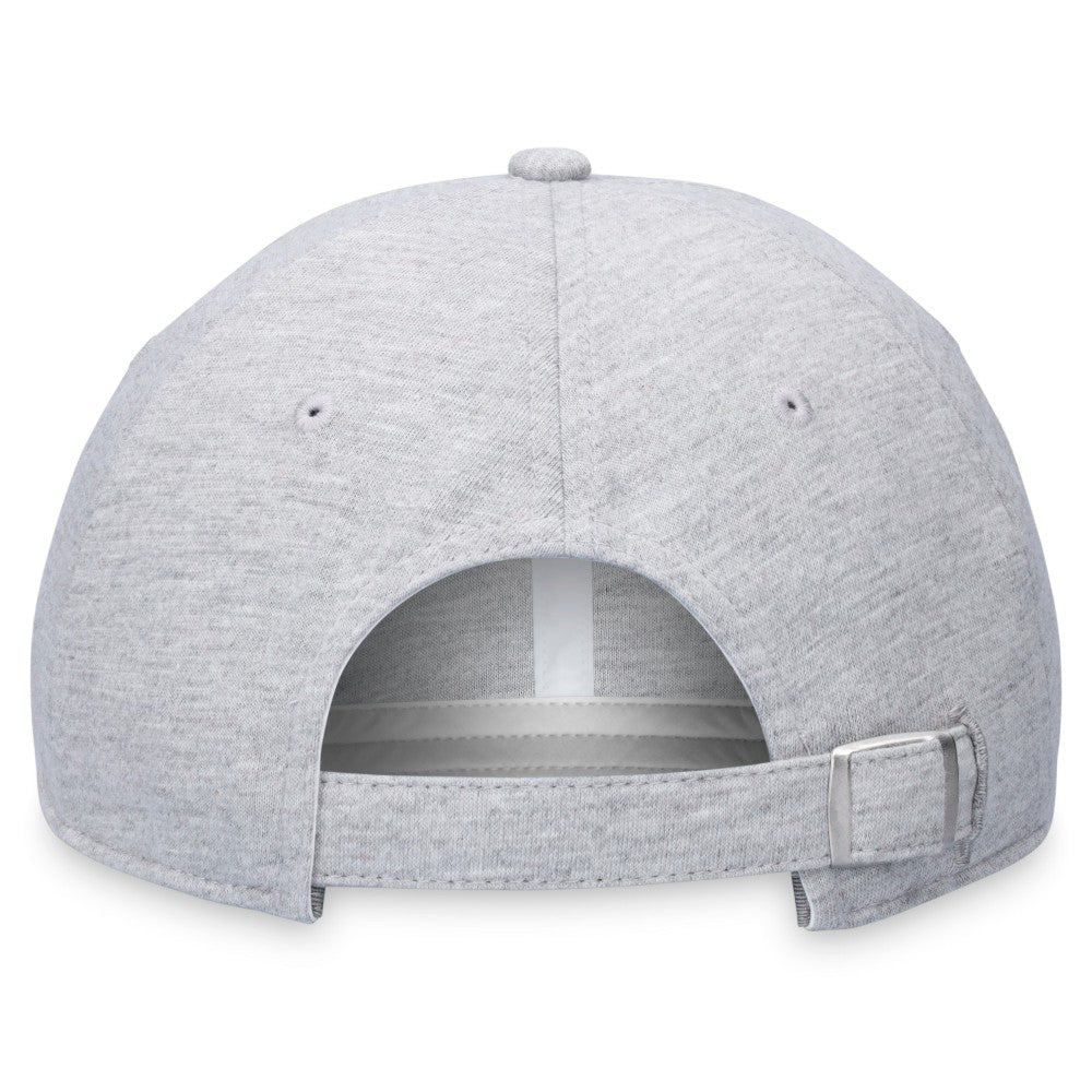 Gray Milwaukee Brewers Fanatics Logo Adjustable Hat