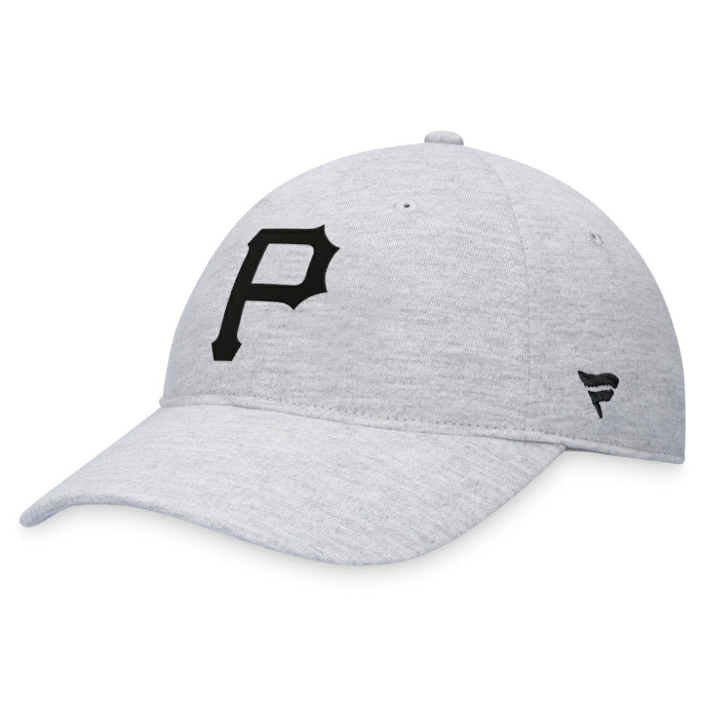 Gray Pittsburgh Pirates Fanatics Logo Adjustable Hat