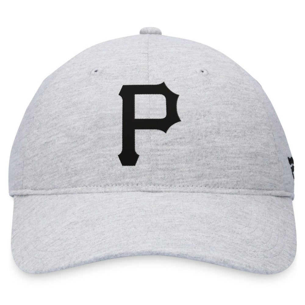 Gray Pittsburgh Pirates Fanatics Logo Adjustable Hat
