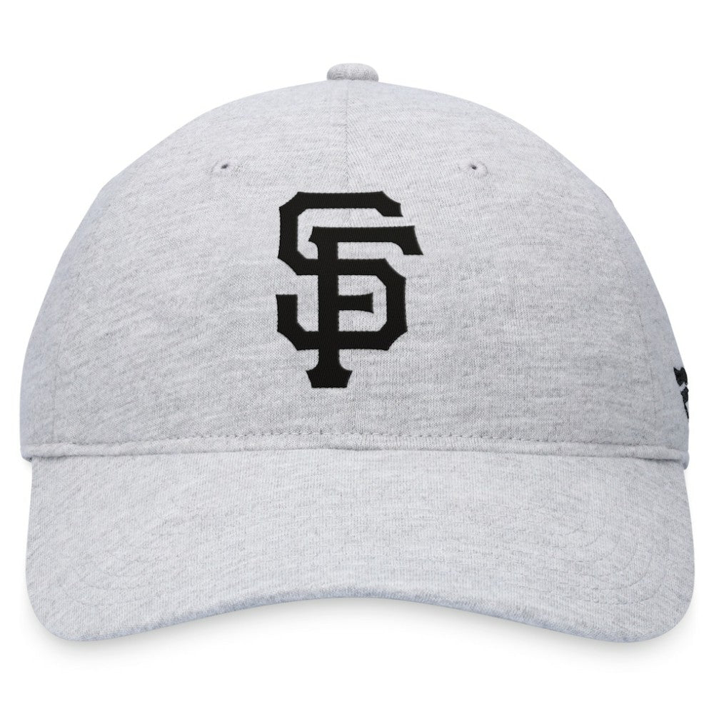 Gray San Francisco Giants Fanatics Logo Adjustable Hat