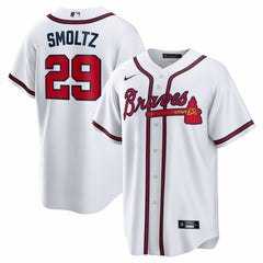 White John Smoltz Atlanta Braves Nike Home Retired Player Replica Jersey