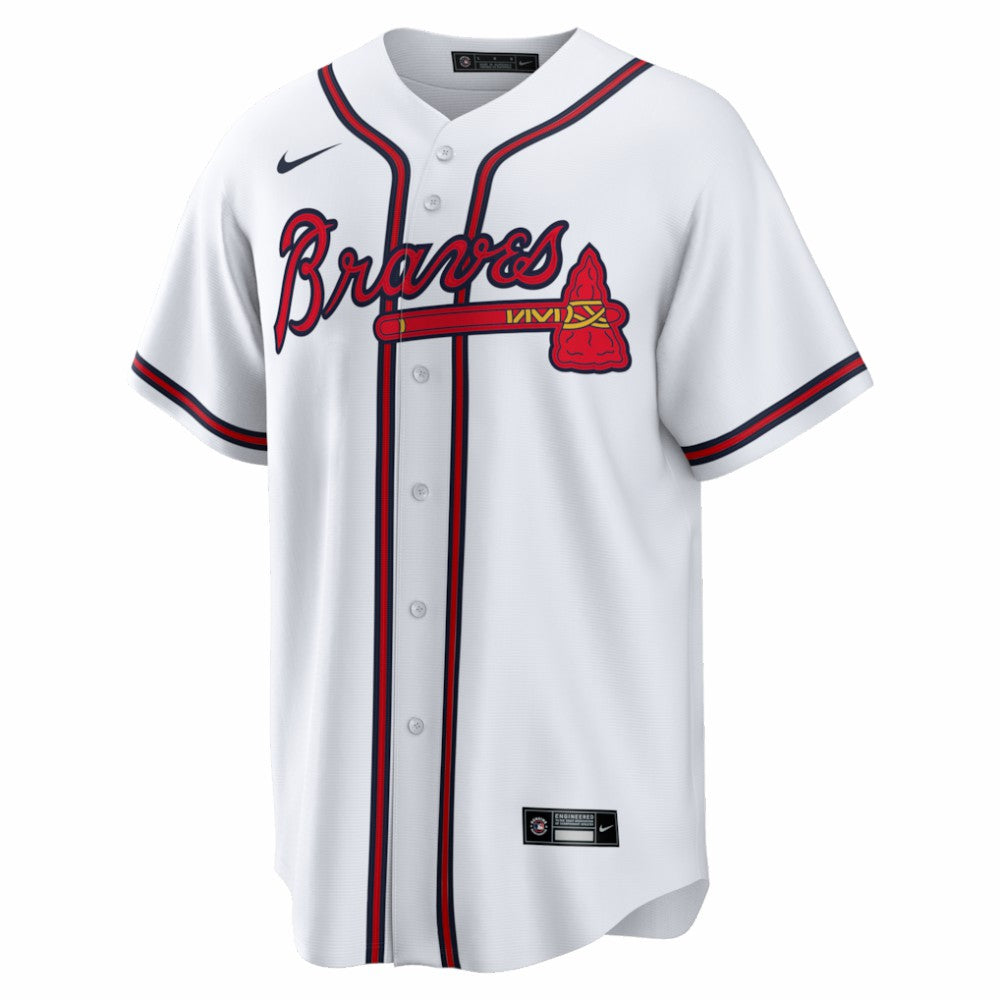 White John Smoltz Atlanta Braves Nike Home Retired Player Replica Jersey