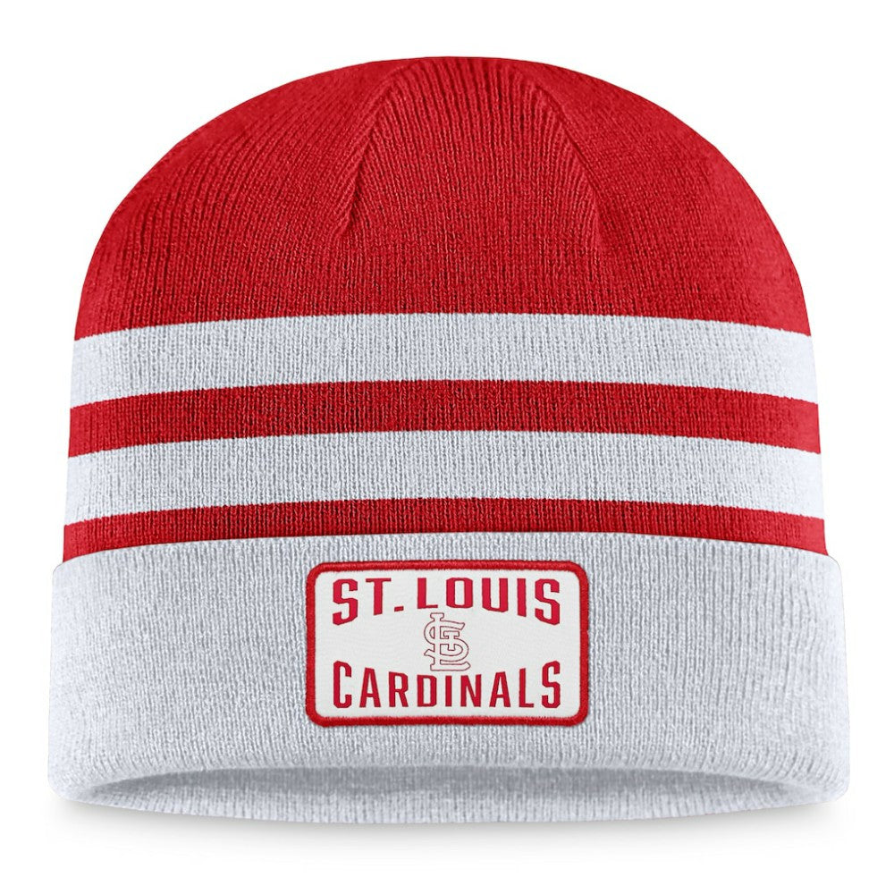 Gray St. Louis Cardinals Fanatics Cuffed Knit Hat