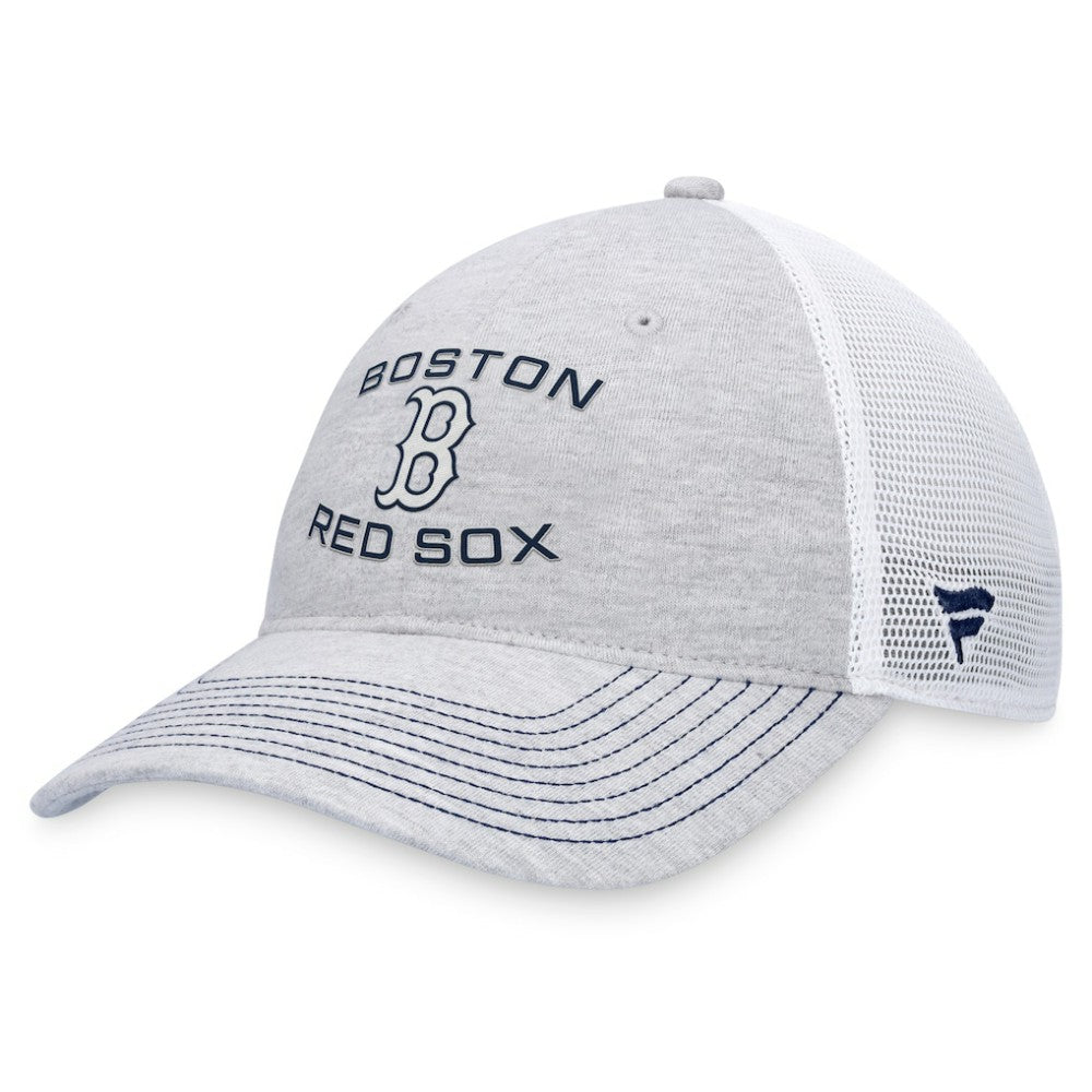 Gray Boston Red Sox Fanatics Trucker Adjustable Hat