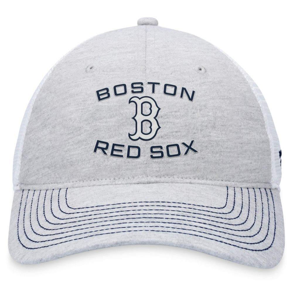 Gray Boston Red Sox Fanatics Trucker Adjustable Hat