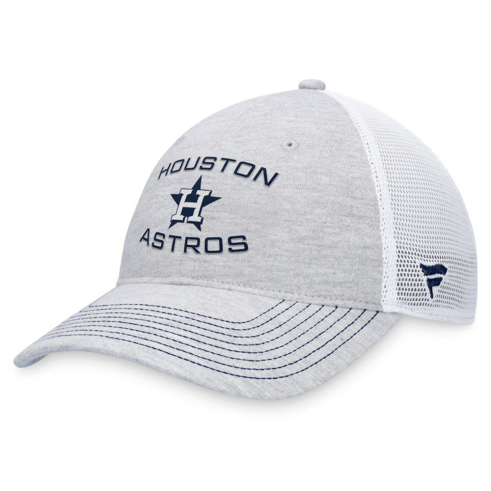 Gray Houston Astros Fanatics Trucker Adjustable Hat