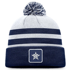 Gray Houston Astros Fanatics Cuffed Knit Hat with Pom