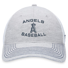 Gray Los Angeles Angels Fanatics Trucker Adjustable Hat
