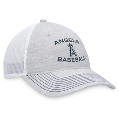 Gray Los Angeles Angels Fanatics Trucker Adjustable Hat