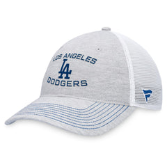 Gray Los Angeles Dodgers Fanatics Trucker Adjustable Hat