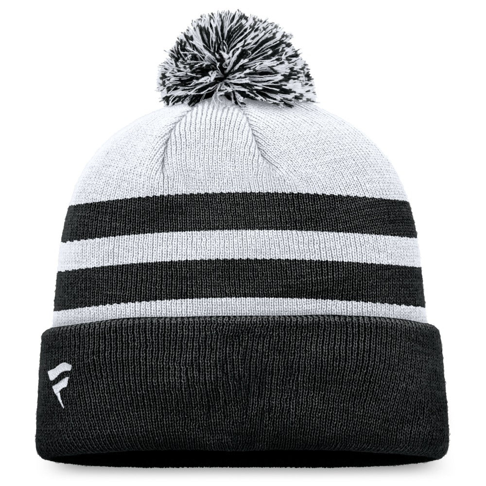 Gray Miami Marlins Fanatics Cuffed Knit Hat with Pom