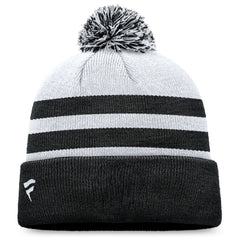 Gray Miami Marlins Fanatics Cuffed Knit Hat with Pom