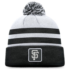 Gray San Francisco Giants Fanatics Cuffed Knit Hat with Pom