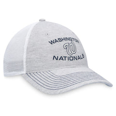 Gray Washington Nationals Fanatics Trucker Adjustable Hat