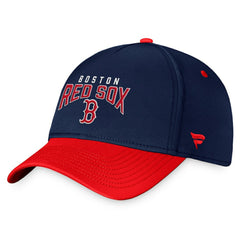 Navy/Red Boston Red Sox Fanatics Stacked Logo Flex Hat