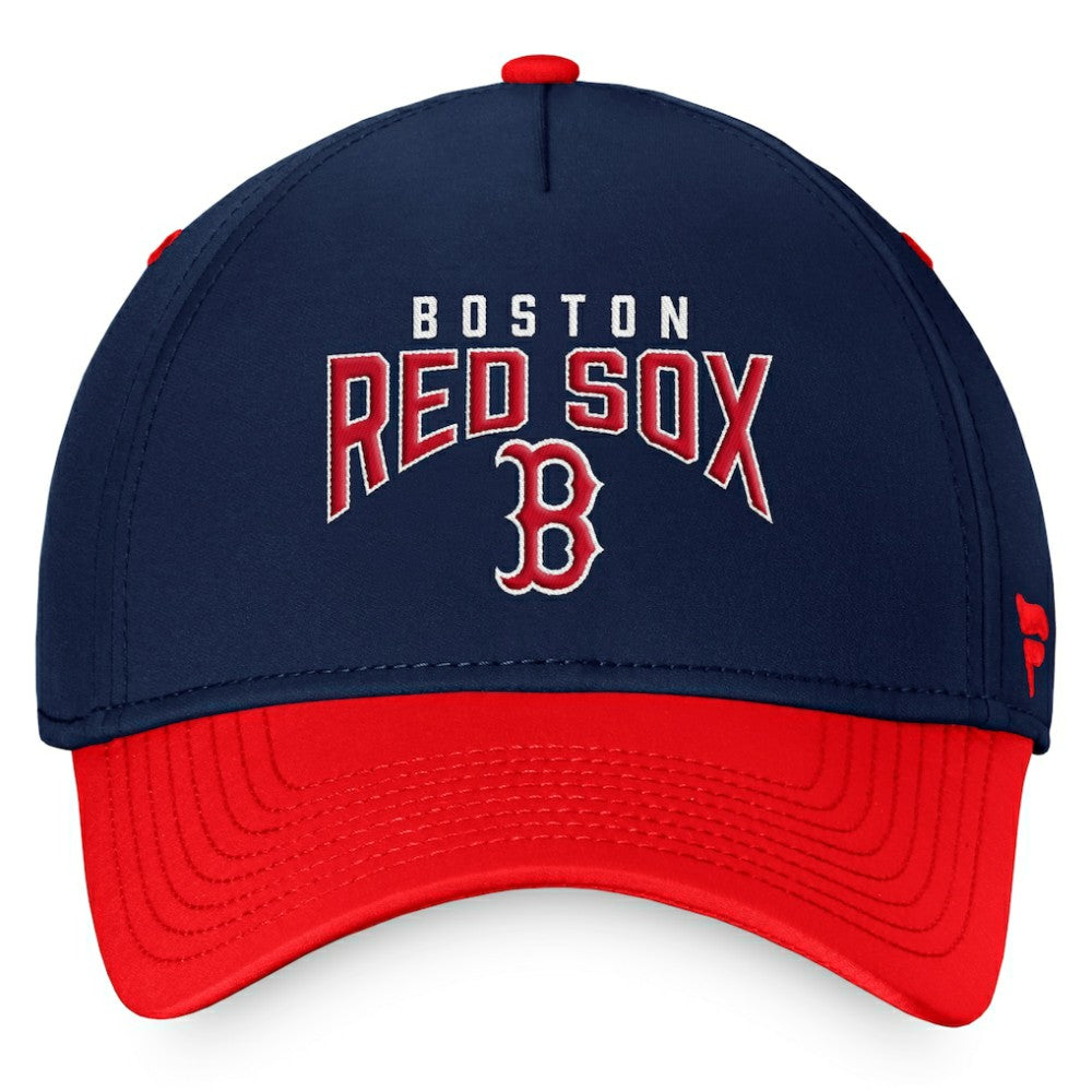 Navy/Red Boston Red Sox Fanatics Stacked Logo Flex Hat
