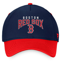 Navy/Red Boston Red Sox Fanatics Stacked Logo Flex Hat