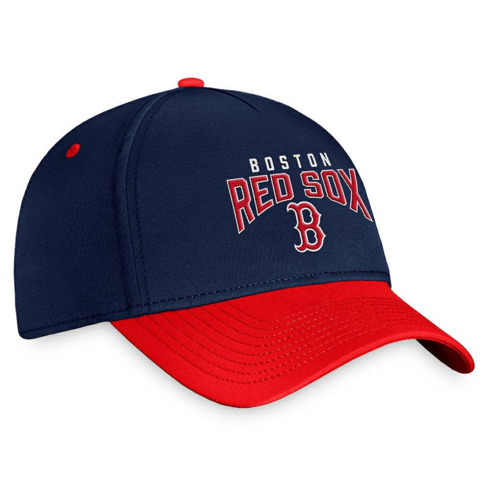 Navy/Red Boston Red Sox Fanatics Stacked Logo Flex Hat