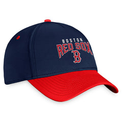 Navy/Red Boston Red Sox Fanatics Stacked Logo Flex Hat