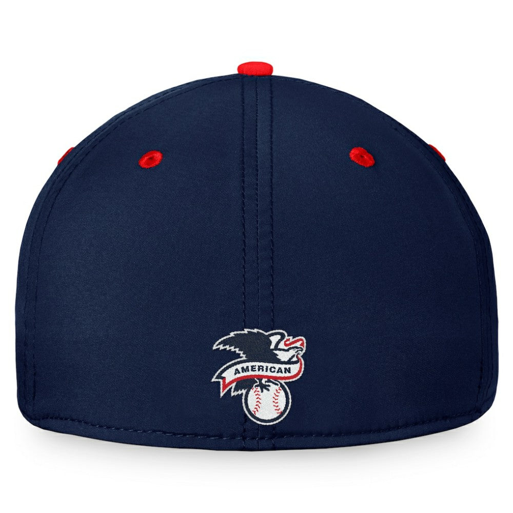Navy/Red Boston Red Sox Fanatics Stacked Logo Flex Hat