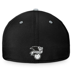 Black/Gray Chicago White Sox Fanatics Stacked Logo Flex Hat