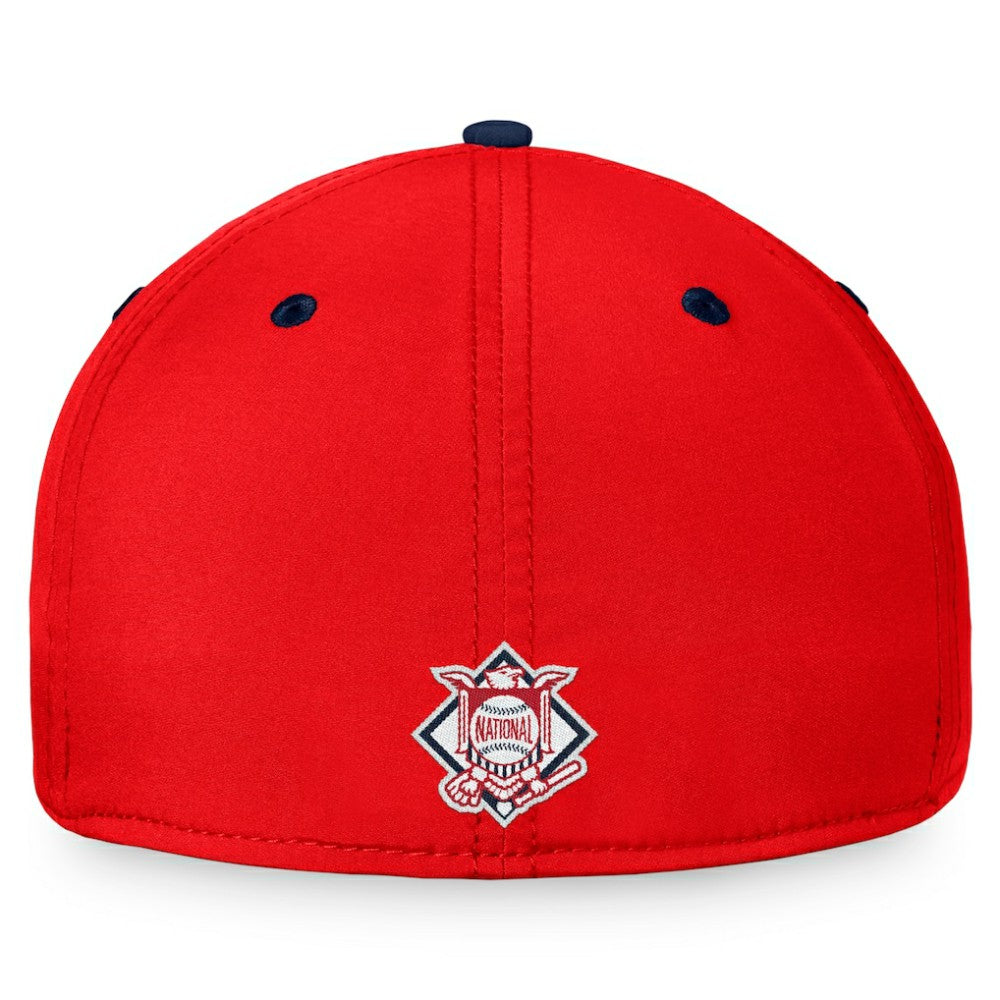 Red/Navy St. Louis Cardinals Fanatics Stacked Logo Flex Hat