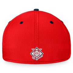 Red/Navy St. Louis Cardinals Fanatics Stacked Logo Flex Hat