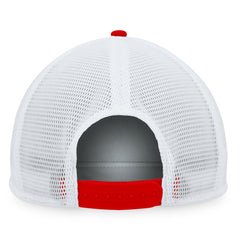 Red Los Angeles Angels Fanatics Foam Front Patch Trucker Snapback Hat