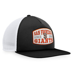 Black San Francisco Giants Fanatics Foam Front Patch Trucker Snapback Hat