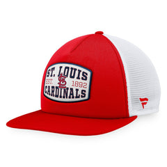 Red St. Louis Cardinals Fanatics Foam Front Patch Trucker Snapback Hat