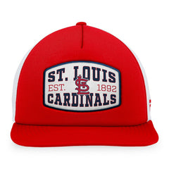 Red St. Louis Cardinals Fanatics Foam Front Patch Trucker Snapback Hat
