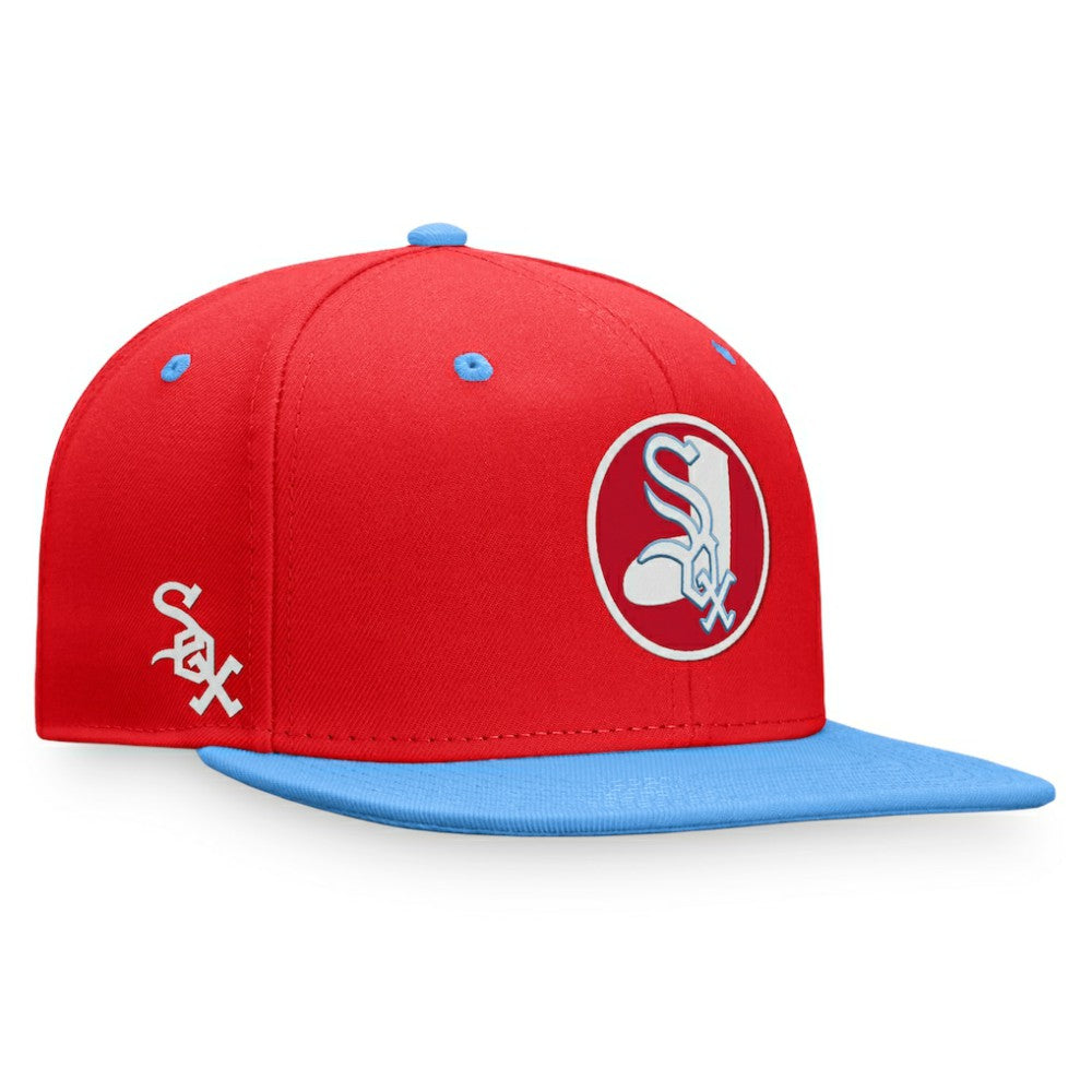 Red/Light Blue Chicago White Sox Fanatics Cooperstown Collection Two-Tone Fitted Hat