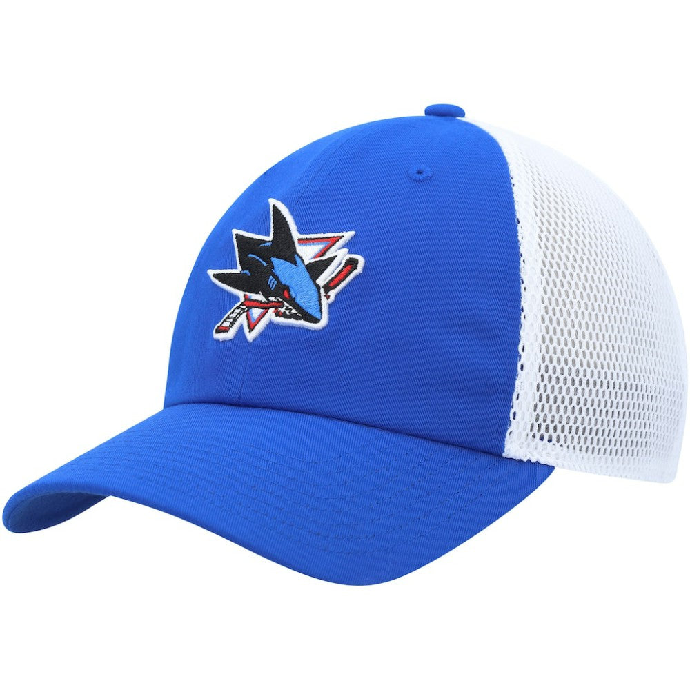 NHL San Jose Sharks adidas Color Pop Trucker Adjustable Hat
