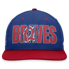 Royal Atlanta Braves Nike Cooperstown Collection Pro Snapback Hat