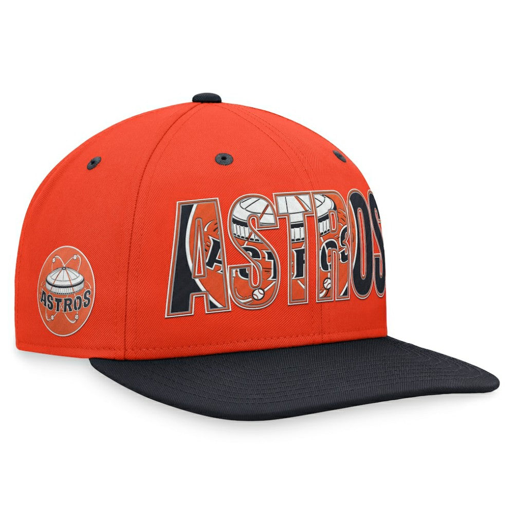 Orange Houston Astros Nike Cooperstown Collection Pro Snapback Hat