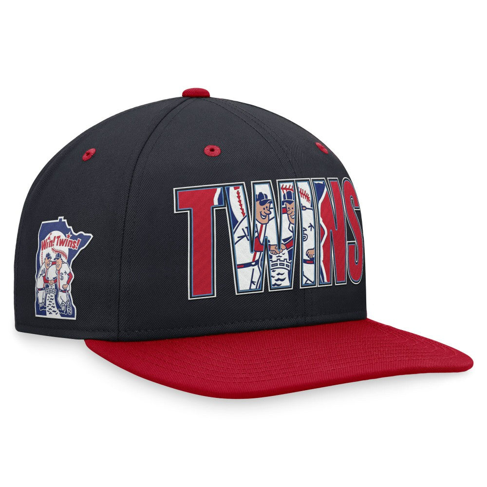 Navy Minnesota Twins Nike Cooperstown Collection Pro Snapback Hat