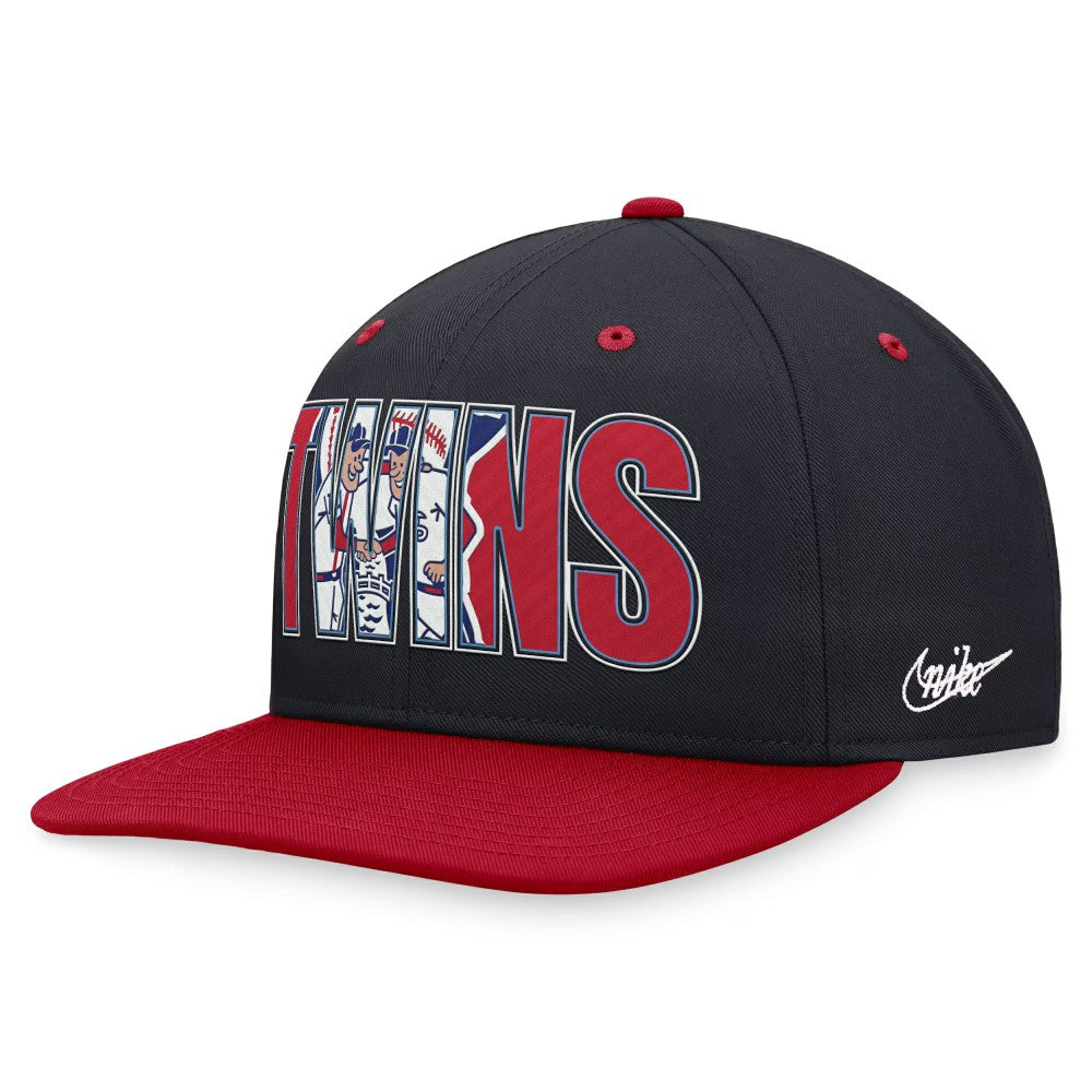 Navy Minnesota Twins Nike Cooperstown Collection Pro Snapback Hat