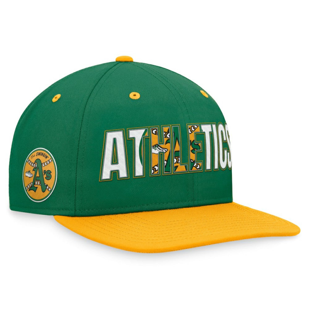 Green Athletics Nike Cooperstown Collection Pro Snapback Hat