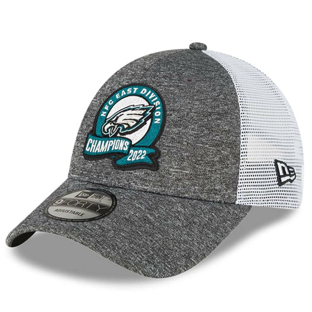 2022 NFC East Division Champions Locker Room 9FORTY Adjustable Hat - Philadelphia Eagles Hats