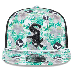 Chicago White Sox New Era Tropic Floral Golfer Lightly Structured Snapback Hat