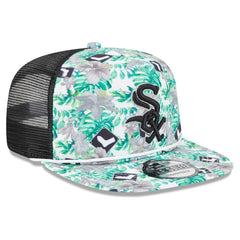Chicago White Sox New Era Tropic Floral Golfer Lightly Structured Snapback Hat