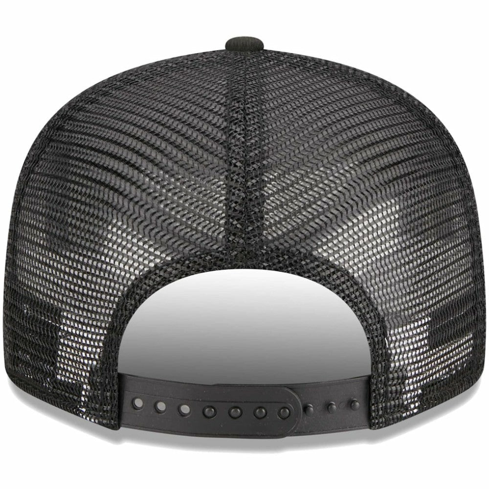 Black Chicago White Sox New Era Scratch Squared Trucker 9FIFTY Snapback Hat