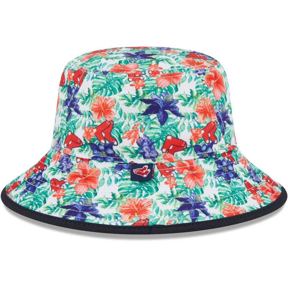 Boston Red Sox New Era Tropic Floral Bucket Hat