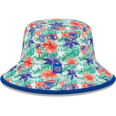 Chicago Cubs New Era Tropic Floral Bucket Hat