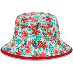 Los Angeles Angels New Era Tropic Floral Bucket Hat